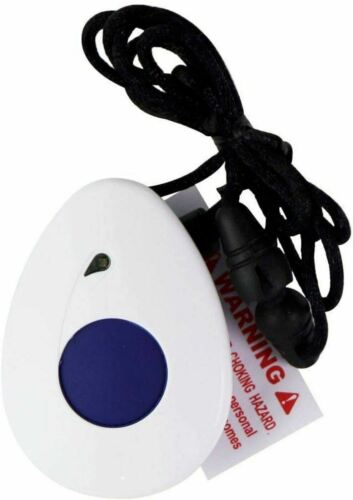 NEW American Two-Way ATW-2400QFS Fall Detection White Pendant Safety Monitoring - Picture 2 of 3