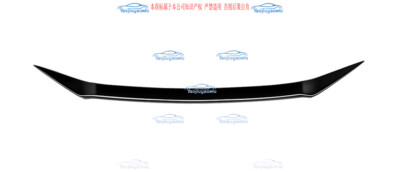 For Mazda CX-90 2024-2025 Black Front Bumper Engine Lid Grill