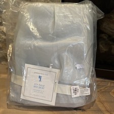 Pottery Barn Kids Icy Tulle Bedskirt Bed Skirt QUEEN Layered Sparkle Frozen NIP