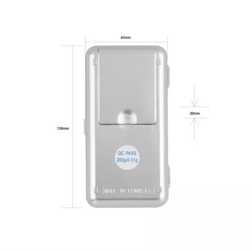 Mini Digital Scale .01-200gm High Precision Accuracy Jewelry Gold Gem 2 AAA Batt - Picture 24 of 24
