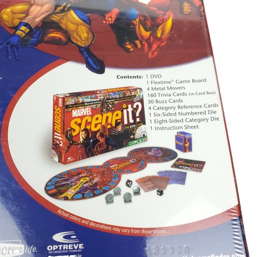 Marvel Scene It? DVD Board Game 2007 Toys R Us Exclusive Spiderman X-Men Trivia - Picture 7 of 14