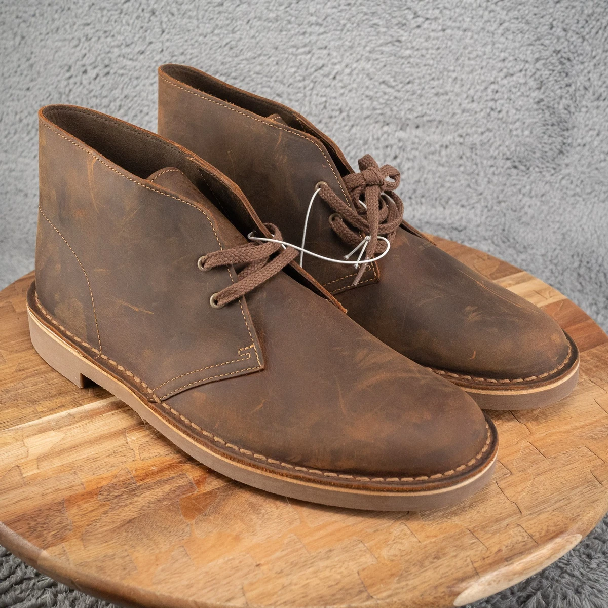 Clark\'s Originals Distressed Oiled Gum Sole Desert Boots Size 13 Amazon.com | CLARKS Mens Desert Boot Dark Brown Size 13 | Chukka main image 3