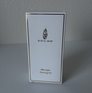 Burj Al Arab Collectible Shaving Kit w/ Razor & Shaving Foam,  New Set