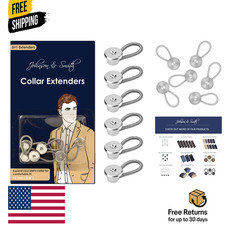Collar Extenders/Neck Extender/Wonder Button for 1/2 Size Expansion of Men Dress