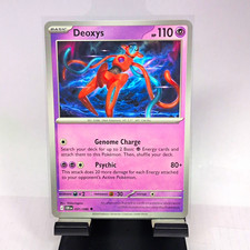 Nintendo Pokemon TCG Deoxys 031/086 Crown Zenith Basic Rare EN 2023
