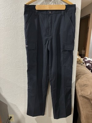 DRIFIRE Fire Resistant CAT2 Straight Leg Cargo Navy Blue Work Pants size 36x34