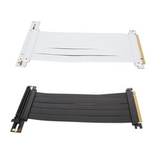 PCIE 4.0 X16 Riser Cable High Speed Flexible Extender Card Extension Port 90 CHU