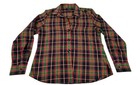 Foxcroft Plaid Wrinkle Free Button Up Blouse. Women's - Size 12