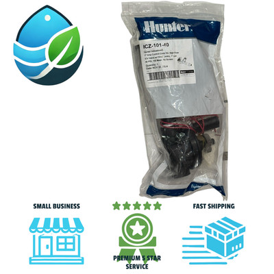 NEW Hunter ICZ-101-40 1'' Institutional Drip Control Zone Kit, 2-20 GPM 40 PSI