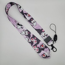 Sanrio Kuromi Lanyard And Keychain