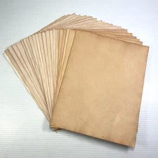 40 Deep Onion Hand Dyed Copy Paper 8.5" X 11"  Deep yellow pink junk journal Art