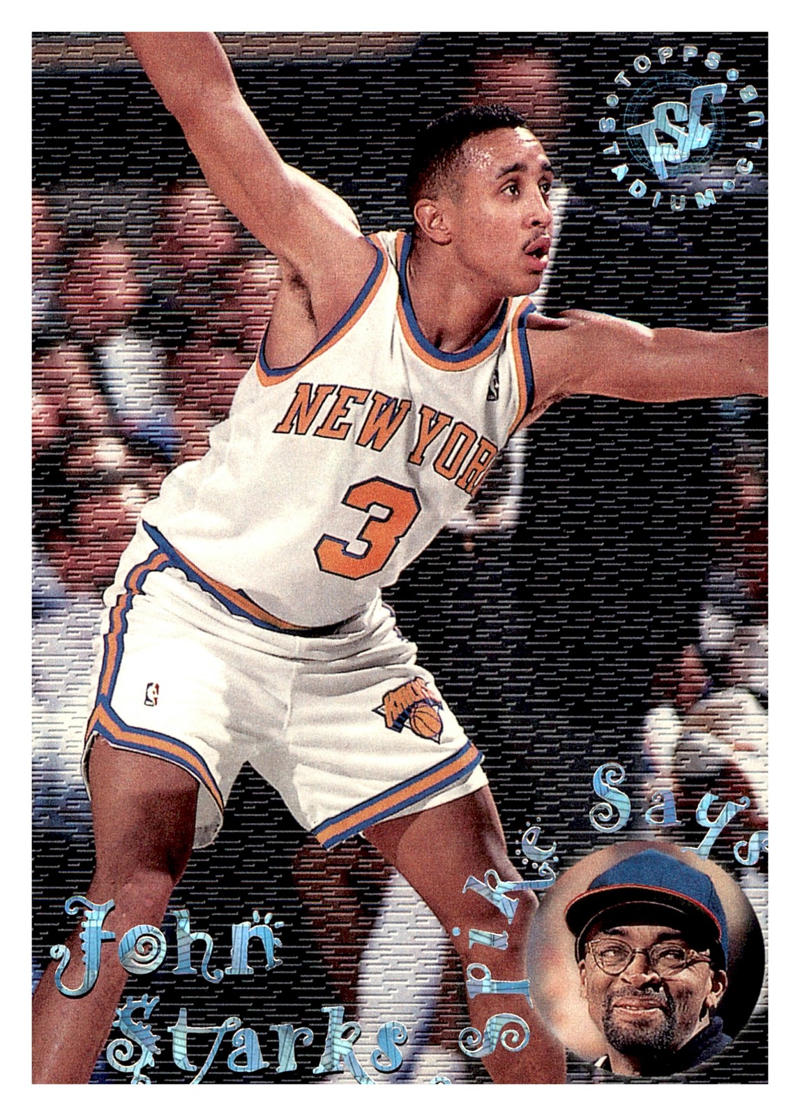 1995-96 Stadium Club #SS10 John Starks Spike Says