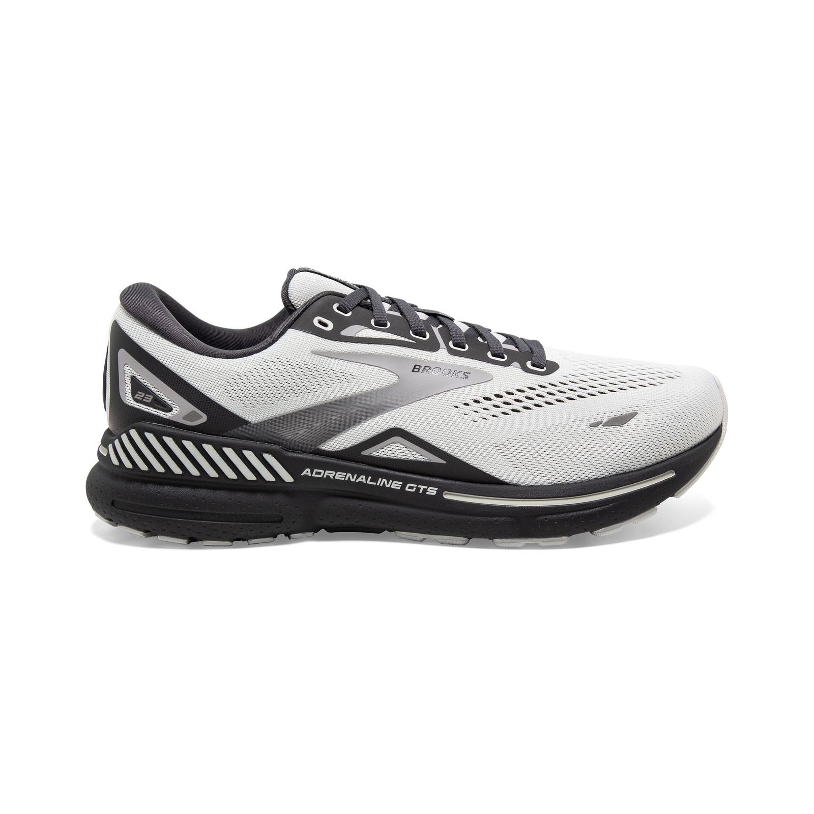 Мужские кроссовки Brooks Adrenaline GTS 23, цвет устрицы/ Черное дерево / сплав, 9 D Medium, США