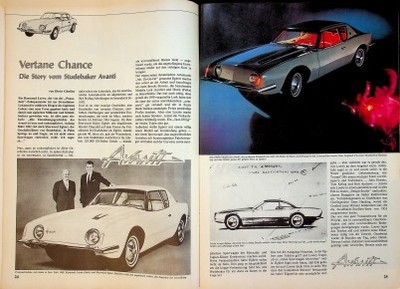 Oldtimer Markt 1314) Modellreport Studebaker Avanti - ein interessanter Bericht