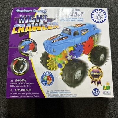 The Learning Journey Techno Gears - Night Crawler: 60+ Pcs-STEM Toy-6yrs+