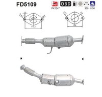 Partikelfilter FÜR Nissan Qashqai I (J10, NJ10) - AS FD5109