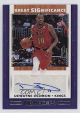 2019-20 Panini NBA Hoops Great SIGnificance Dewayne Dedmon #GS-DWD Auto 1b4j