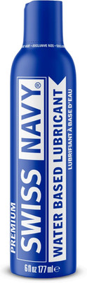 Swiss Navy Water-Based Lubricant 6oz Gel Toy Safe