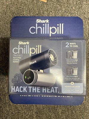 Shark Chillpill Portable Handheld Fan 2 in 1 Fan and Mist Cooling System FA025