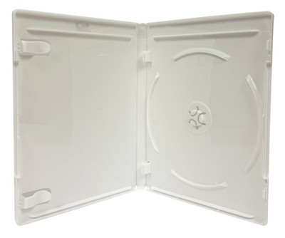 PREMIUM STANDARD Solid White Blu-Ray Single Cases 12MM Lot
