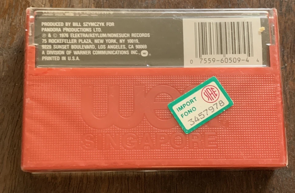 Eagles : Hotel California (Audio Cassette Tape Asylum) Sealed New Red Case - Image 2 of 2