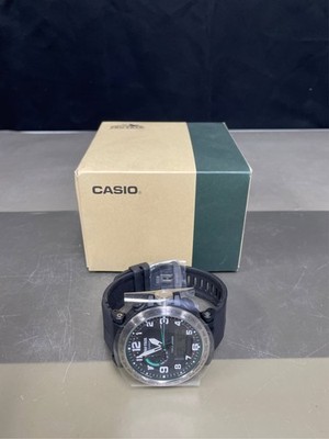 Casio Men's Pro Trek Triple Sensor Solar Black Resin Strap Watch - PRG601-1