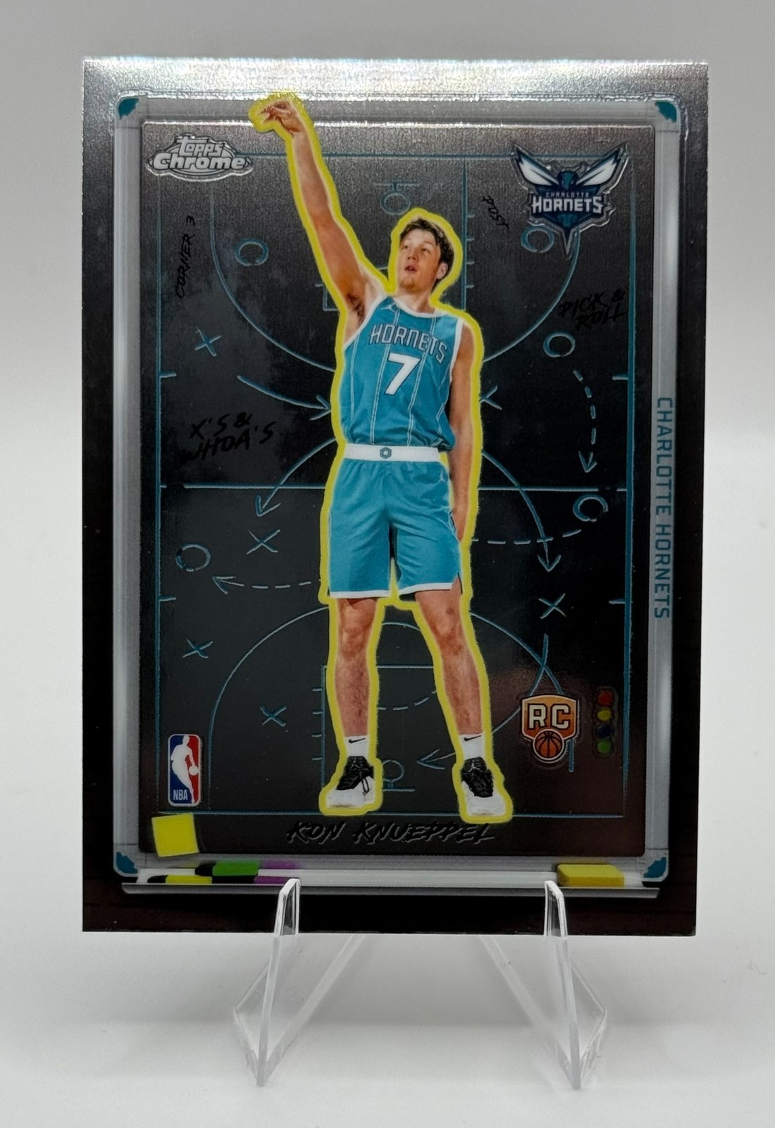 2025-26 Topps Chrome - Kon Knueppel - Xs & Whoas (RC) - Charlotte Hornets