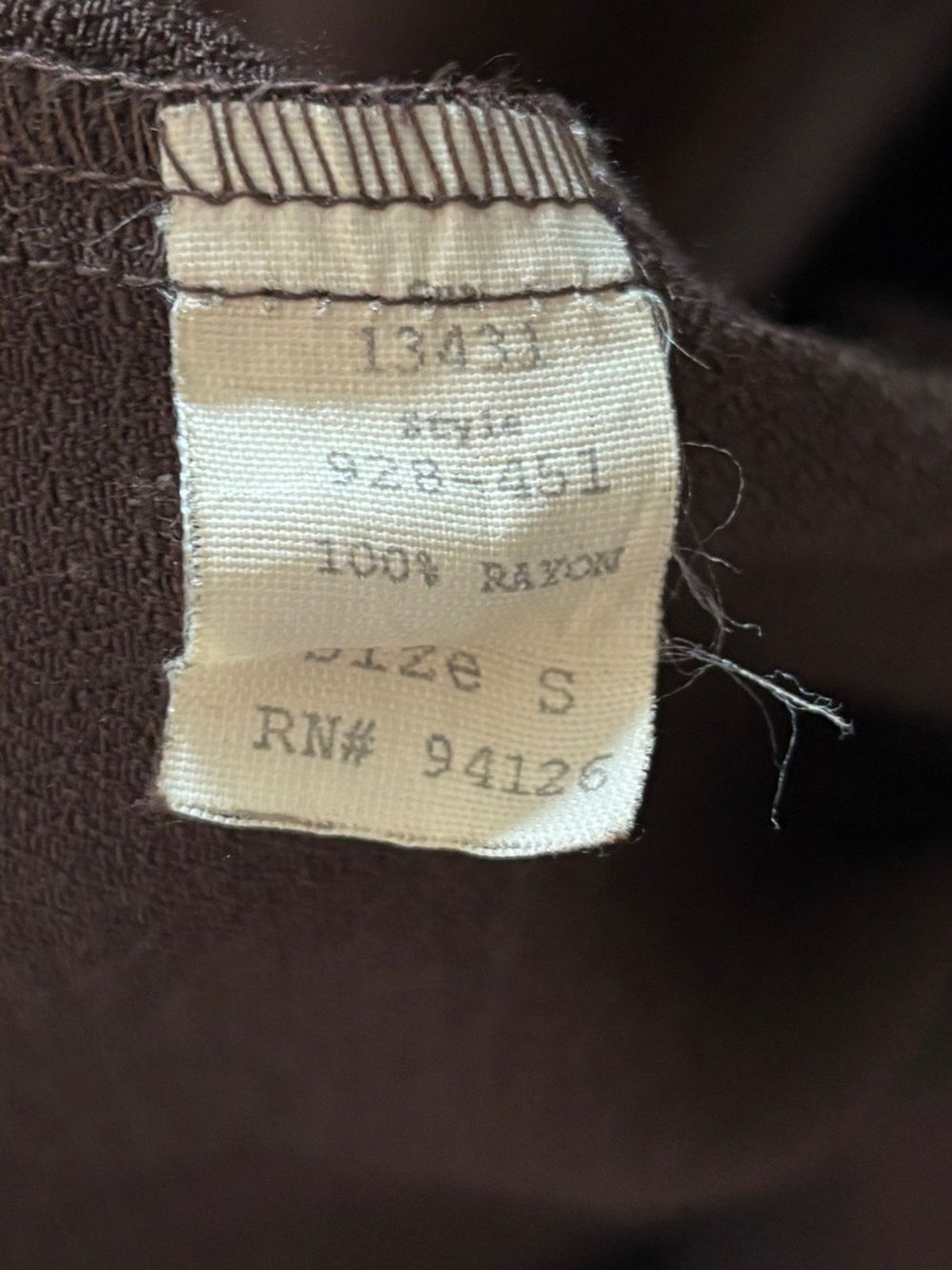 CP Shades Rare Vintage Brown Long Line Blazer Jacket Topper Car Coat Womens S image 8
