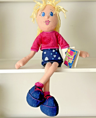 Vintage Dan Dee Collector's Choice 17'' Kool Kids Yarn Hair Bendable Plush Doll