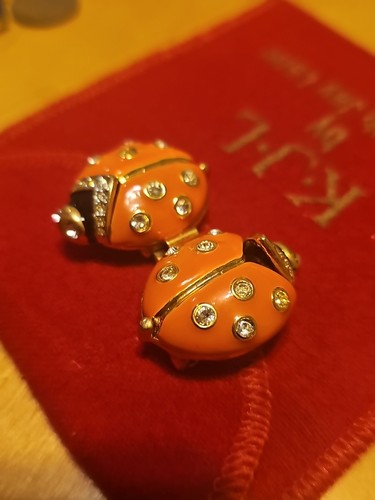 RARE KJL KENNETH J LANE Lady Bug Necklace Clasp For Triple Strand Necklace #46 - Picture 3 of 14