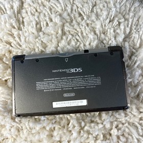 Nintendo 3DS Cosmo Black Handheld Console System CTR-001 Tested