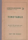LINCOLNSHIRE BUS TIMETABLE BOOK MAY 1977