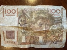 French 100 Francs Banknote 1953 Circulated Condition