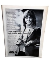 1978 Nikon FM Camera Vintage Print Ad Photography Film SLR Advertisement