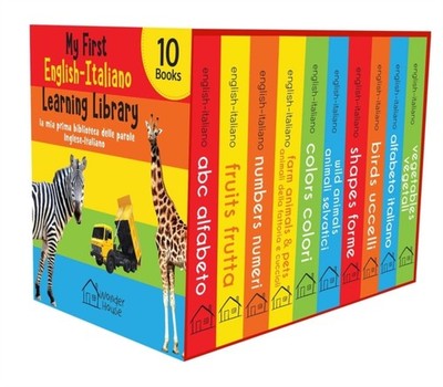 My First English-Italian Learning Library by Wonder House Books (Hardback Book)