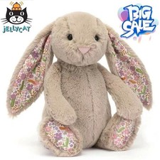 Jellycat Little Blossom Beige Bunny Petal New with tags + dust bag 100% Genuine