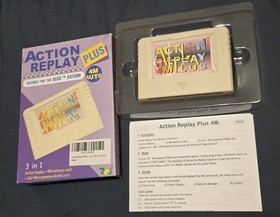 SEGA Sega Saturn Console Bundle 2 Controllers Games Action Replay Plus A/V Cable