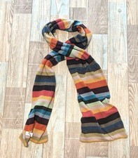 Paul Smith Multi Stripe Scarf Italian Made Fashion Accessory Authentic
