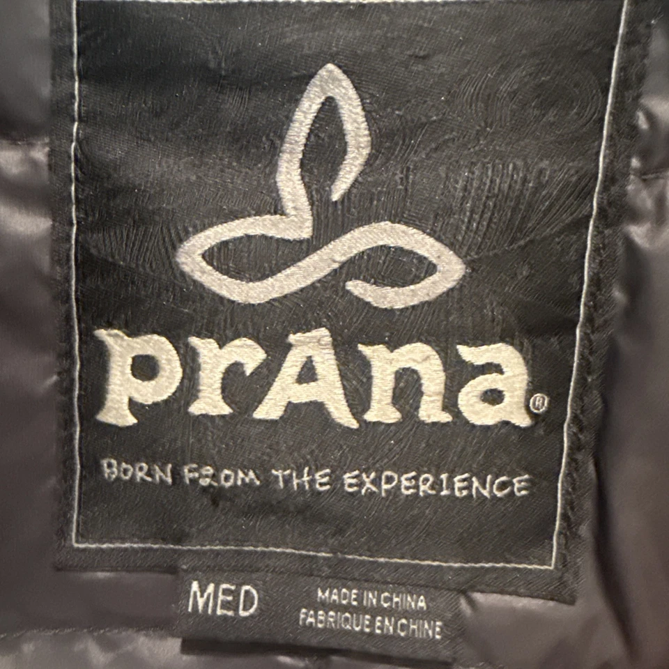 Легкий пуховик prana Dawn Blazer серый средний размер - Изображение 2 из 3