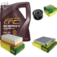 Mann Inspektionspaket 5L Mannol Energy 5W-30 FüR Renault Clio III 1.5 Dci