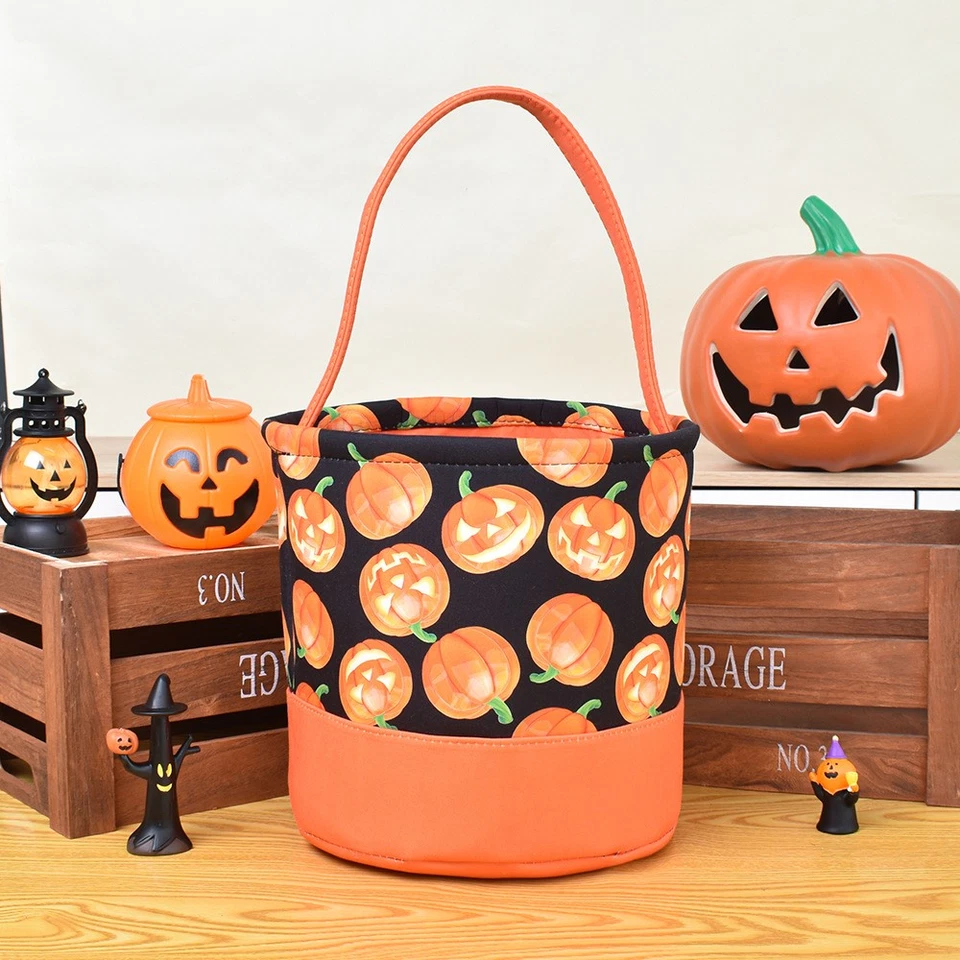 Halloween gift candy storage basket atmosphere decoration props - Image 2 of 4