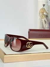 Gucci GG2170S Sunglasses 45 14-125 Burgundy Frame Brown Gradient Lens