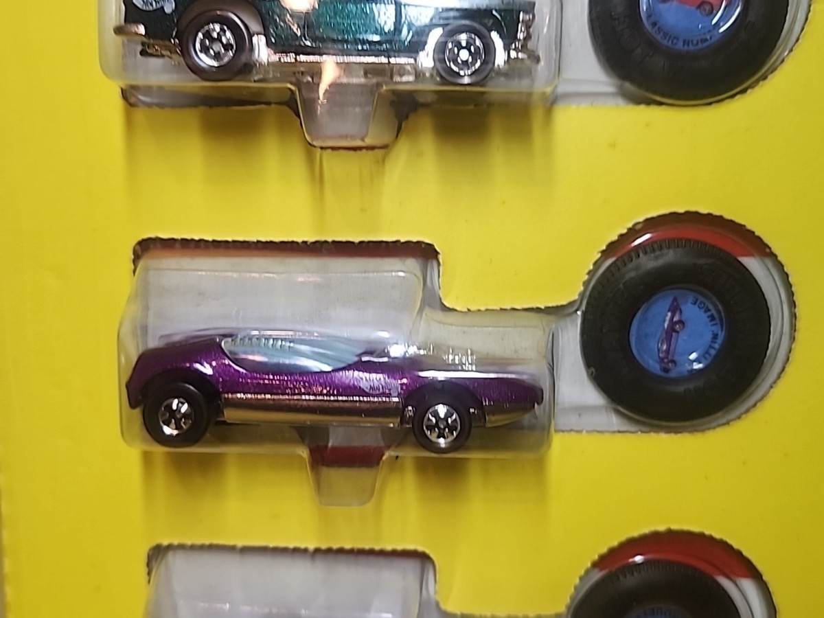 1993 Hot Wheels 8 Car Vintage Collection Set Red Baron Police