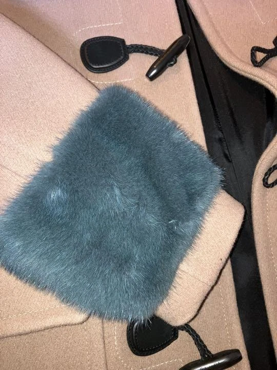 Cappotto Gucci Duffel Con Visone Raro