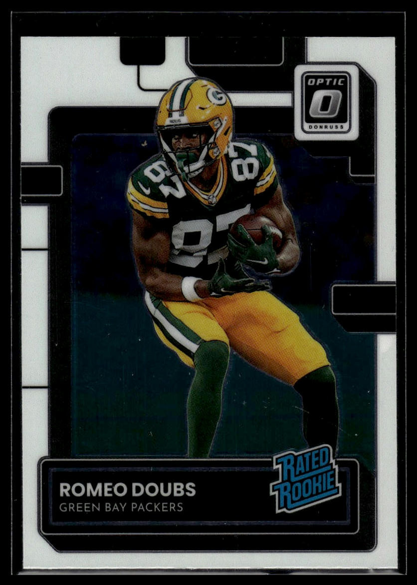 2022 Donruss Optic #235 Romeo Doubs Rated Rookie