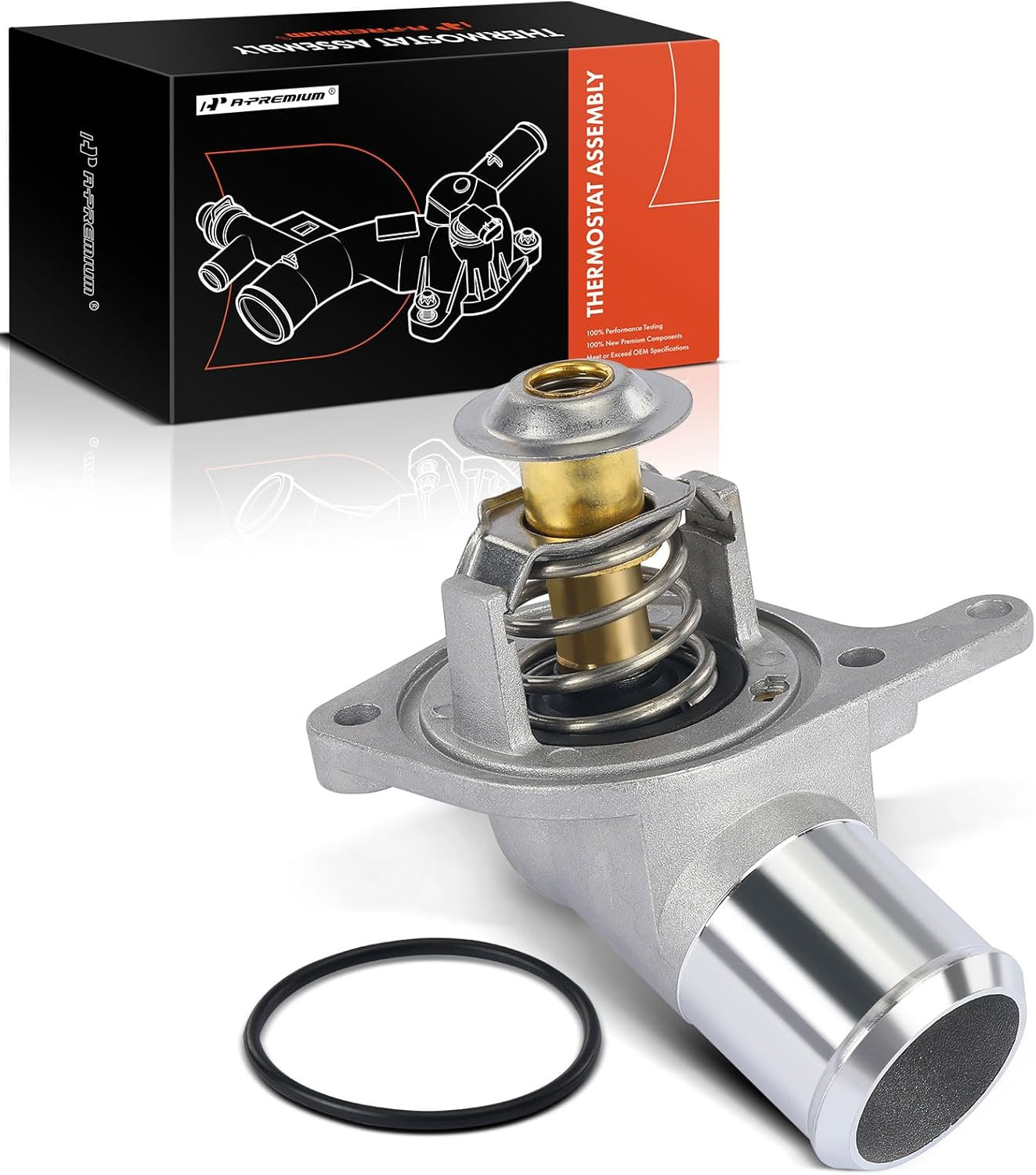 Engine Coolant Thermostat Housing Assembly Chevy GMC Cadillac Silverado Tahoe