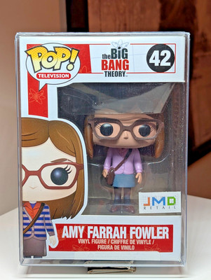 Funko POP! TV The Big Bang Theory TBBT Amy Farrah Fowler #42 JMD mit Popschutz