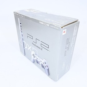 Sony PlayStation 2 PS2 Slim SCPH-75000 Silver Console Boxed Tested Working