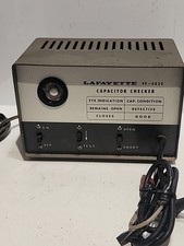Vintage Lafayette Model 99-5022 Capacitor Checker Tester Same as TE-44 Working