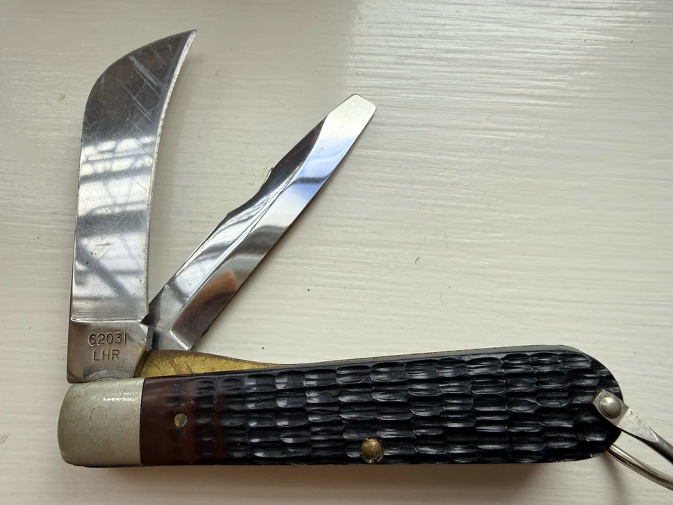 CASE XX KNIFE 1986 62031 LHR SS HAWK BILL ELECTRICIANS FOLDING POCKET KNIFE - Image 4 of 4